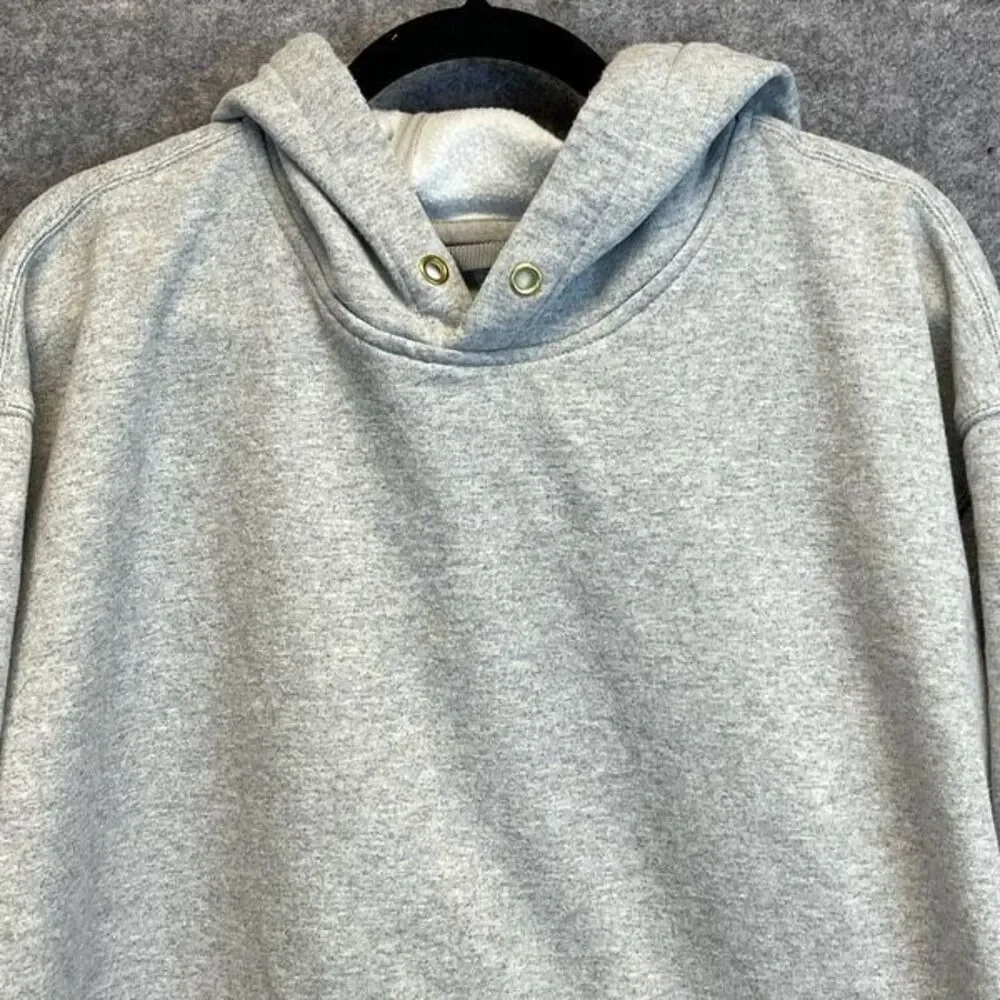 CARHARTT Men’s Hoodie Sweatshirt 3XL Heather Grey Logo Sleeve Loose Fit Pocket - Picture 2 of 14